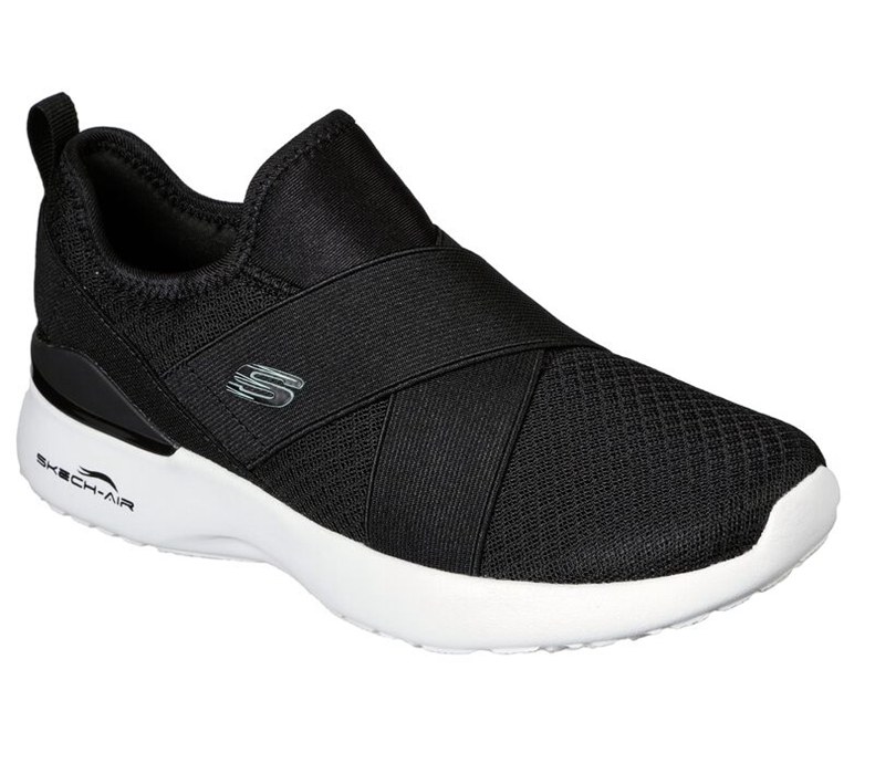 Skechers Dam Svarta Slip On - Skech-Air Dynamight - Easy Call - Sverige (WFYSI-3964)
